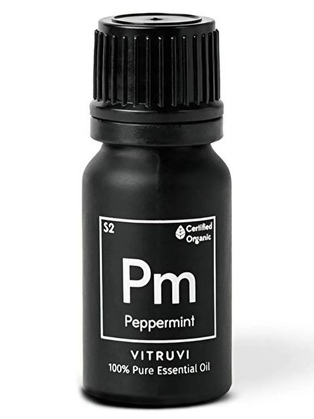 Vitruvi Peppermint (Pm) Essential Oil - Black Bottle NEW